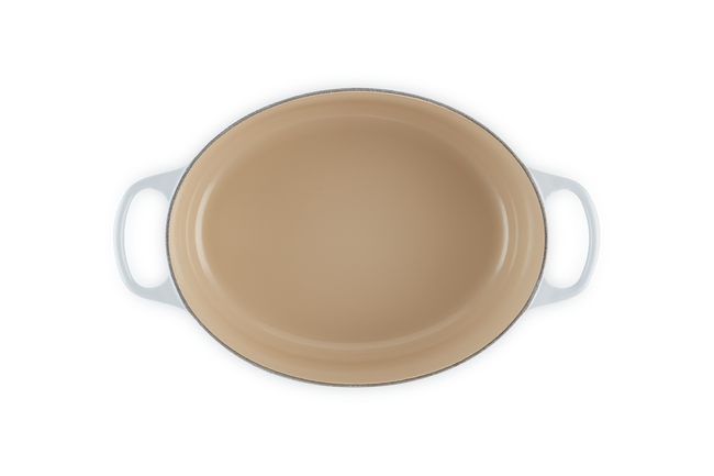 Cast Iron Signature Oval CasseroleCoastal Blue image number 5